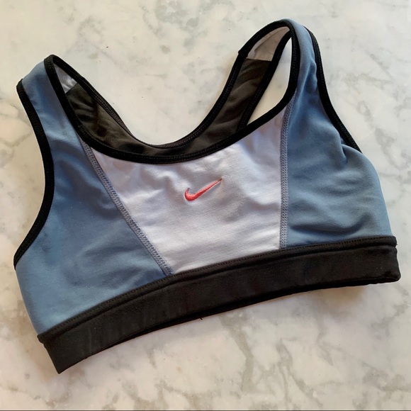 Nike Other - Nike | vintage blue mesh back sports bra sz S